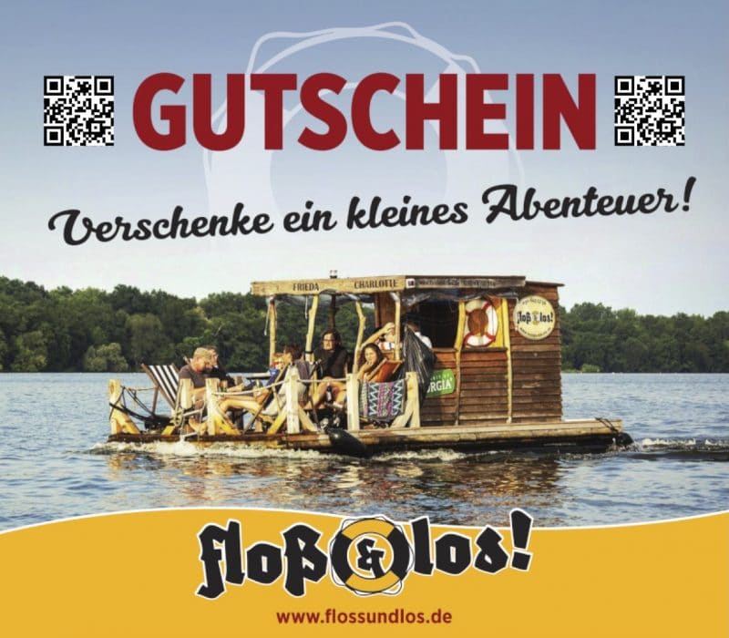 Muster unserers Gutscheines bei Floß & los!